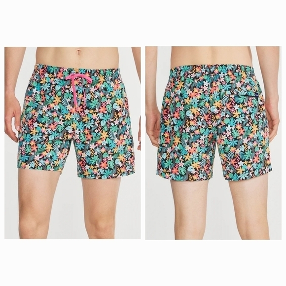 Chubbies The Bloomerangs Tropical Print 4" Stretch Shorts/Swim Trunks Sz XXL NEW - Picture 4 of 16
